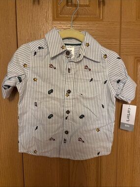 Carter’s 6 Month Button Down NWT